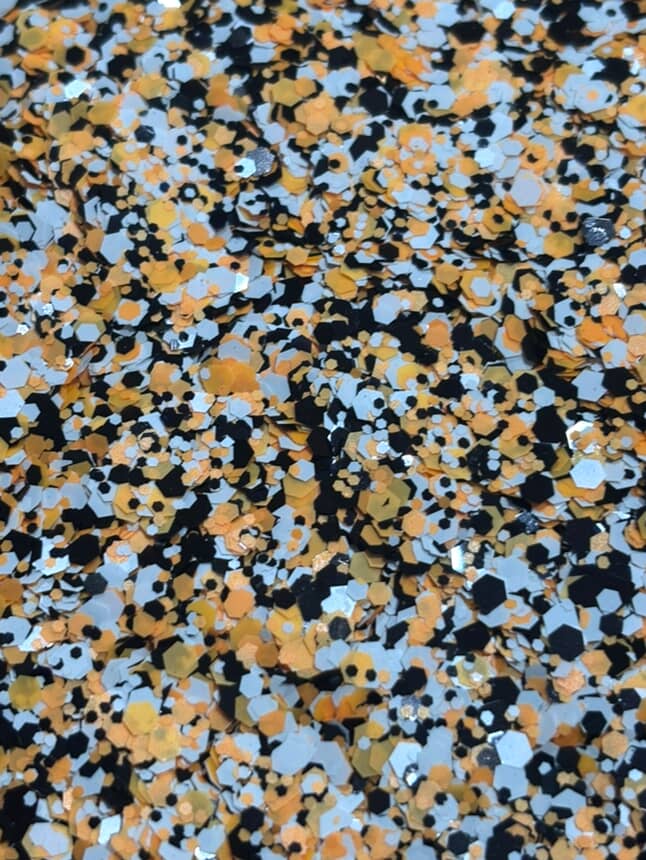 Orange and black Mix