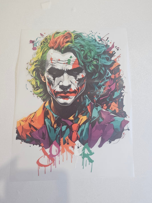 Joker DTF Transfer 8inch